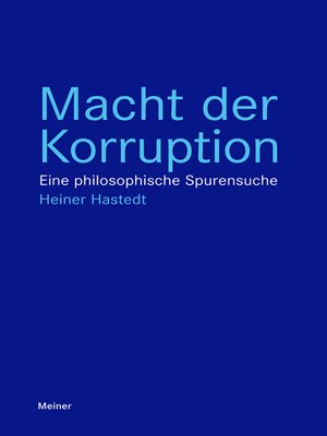 cover image of Macht der Korruption